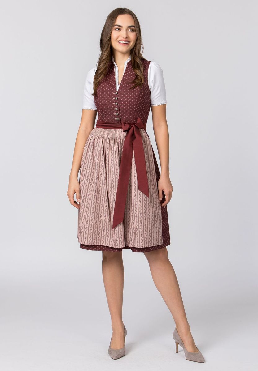 Elegantes traditionelles Dirndlkleid ärmellos