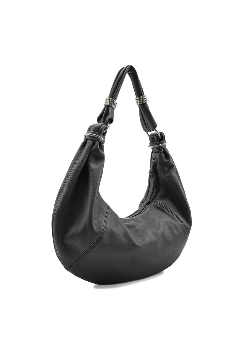 Lässige Hobo-Tasche aus Leder