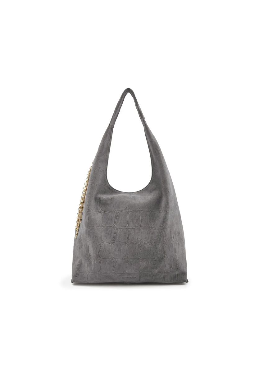 Hobo-Tasche aus geprägtem Leder