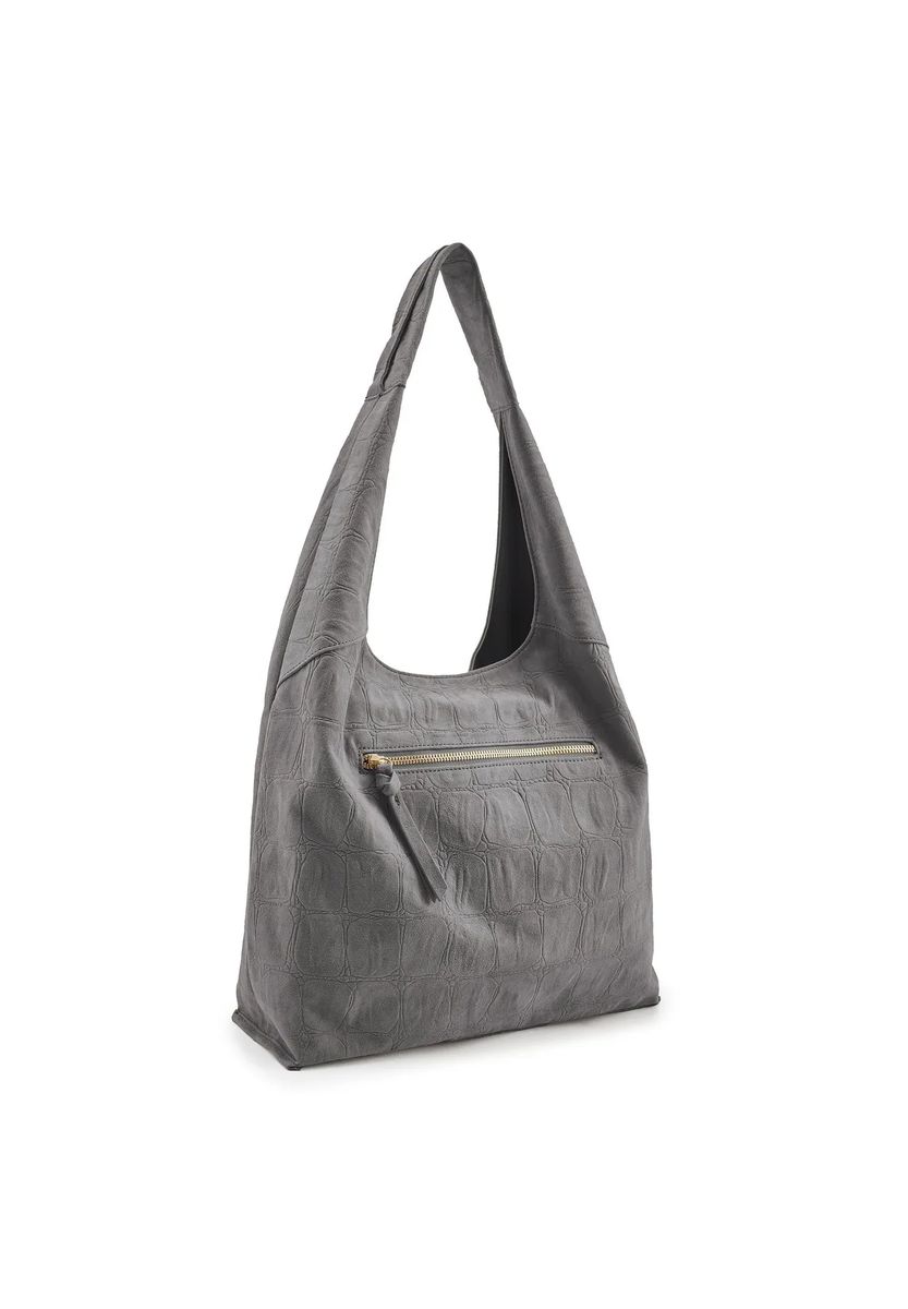 Hobo-Tasche aus geprägtem Leder