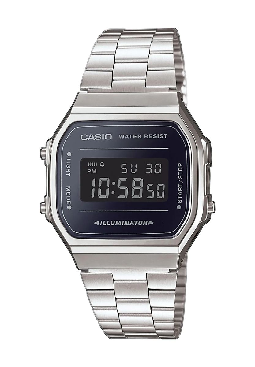 Retro Digitaluhr mit Gliederarmband