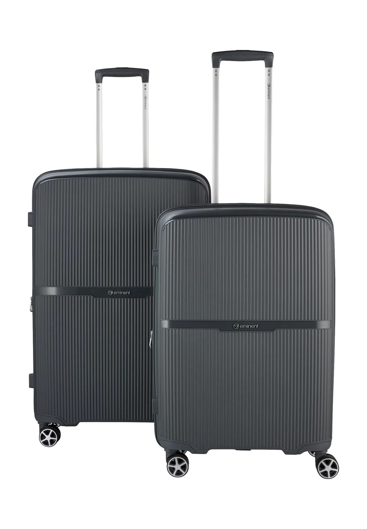 Geripptes Hardschalen-Koffer-Set