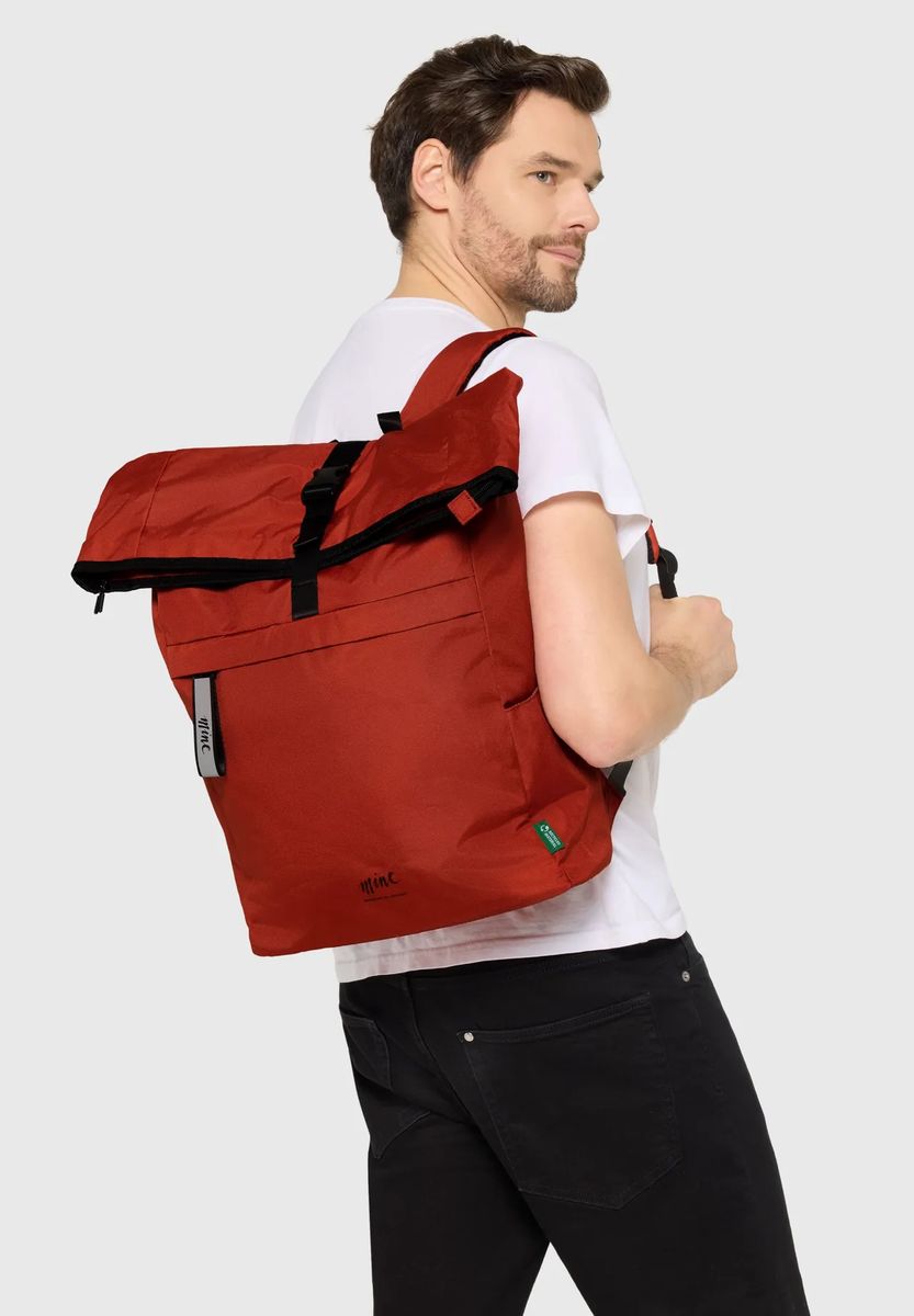 Roll-Top-Rucksack mit Schnallenverschluss