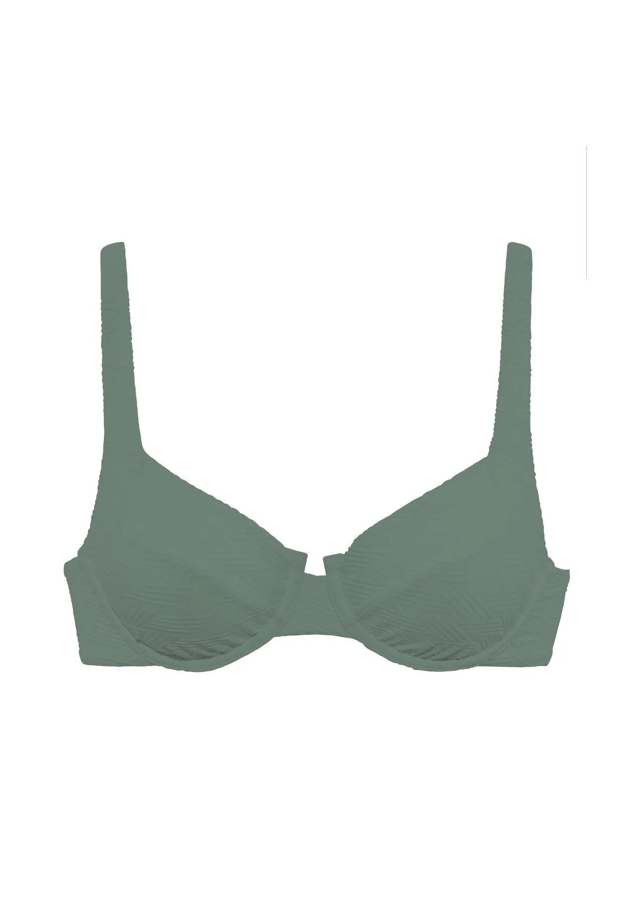Strukturiertes Bügel-Bikini-Top