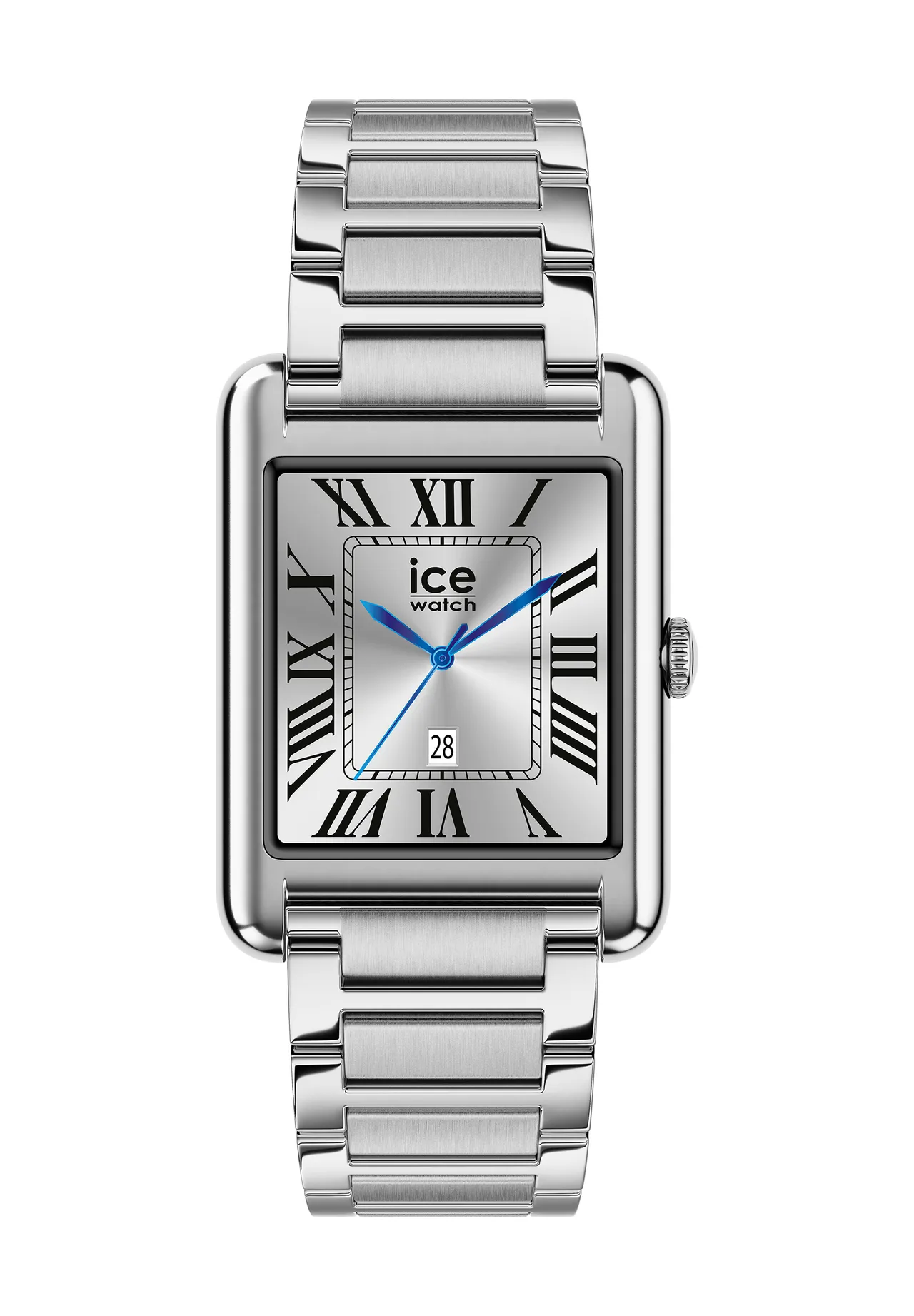 Klassische Eckige Metall Smartwatch