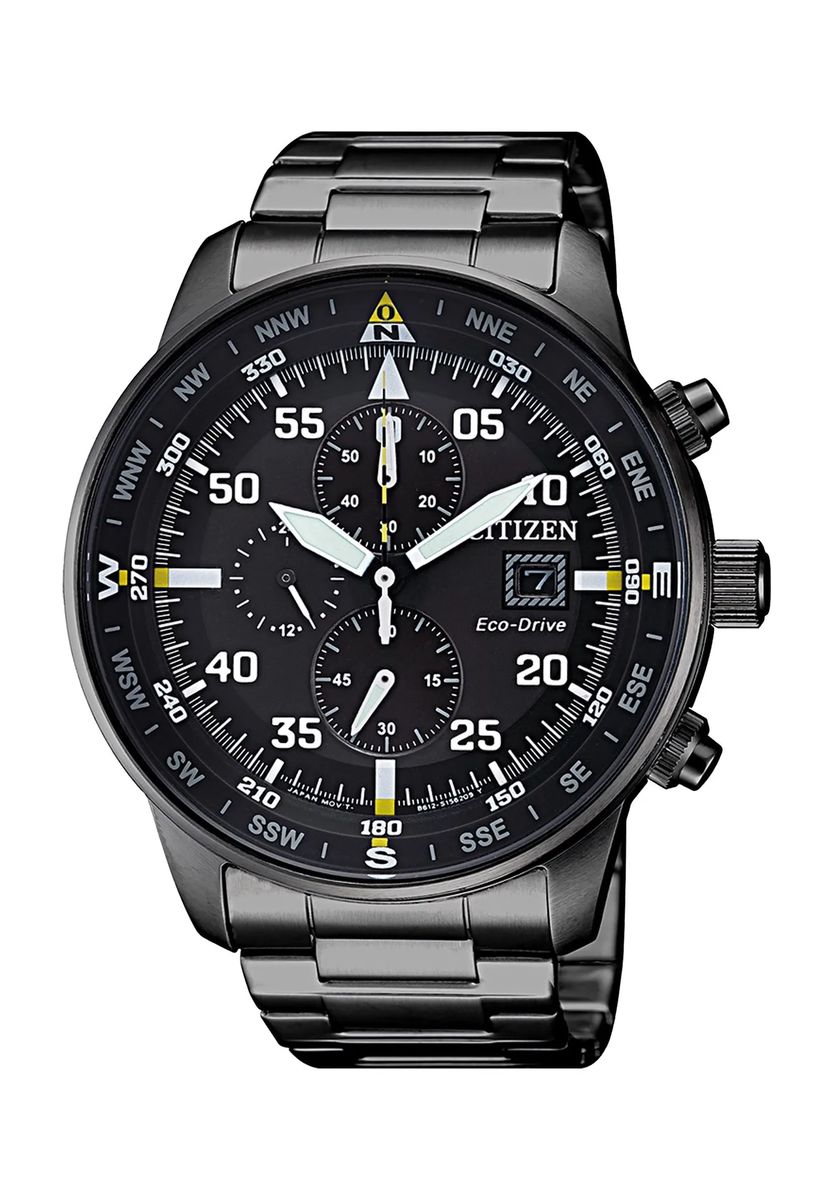 Solar-Chronograph mit Gliederarmband