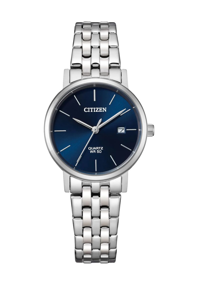 Minimalistische Armbanduhr mit Sonnenschliff-Zifferblatt
