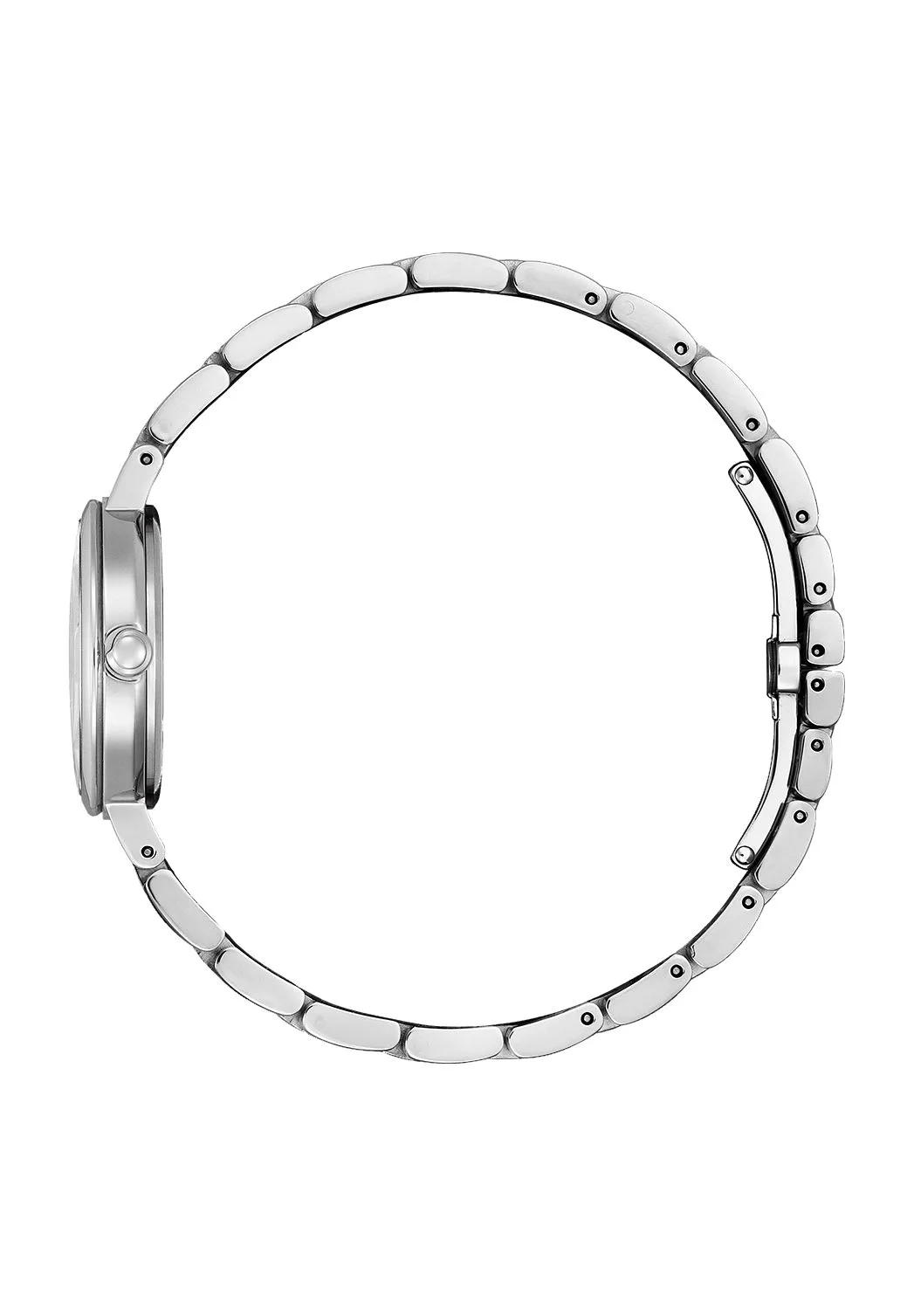 Moderne Eco-Drive Gliederarmbanduhr