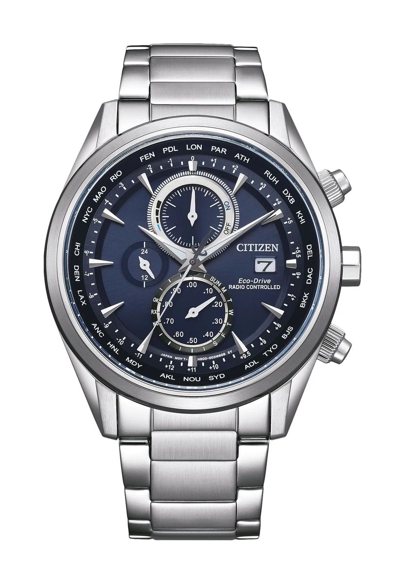 Funkgesteuerter Weltzeit-Chronograph