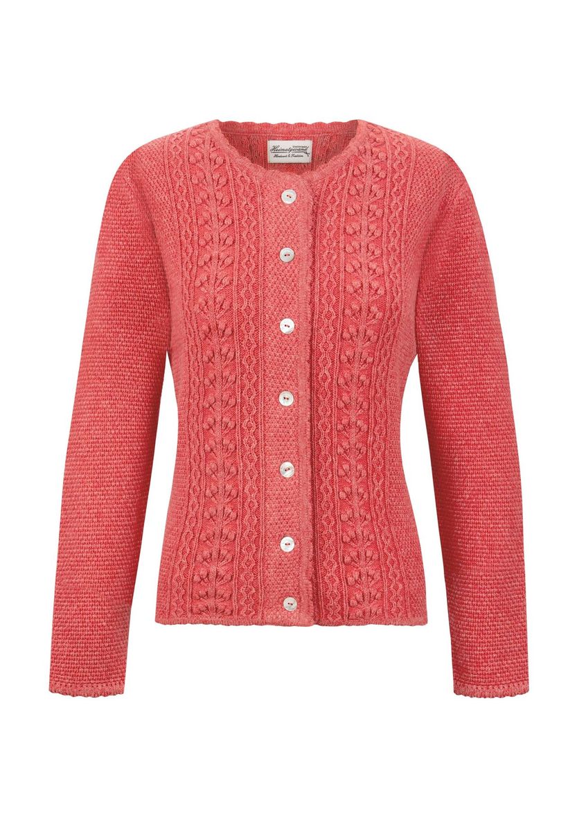 Traditionelle taillierte Strickjacke mit Knöpfen