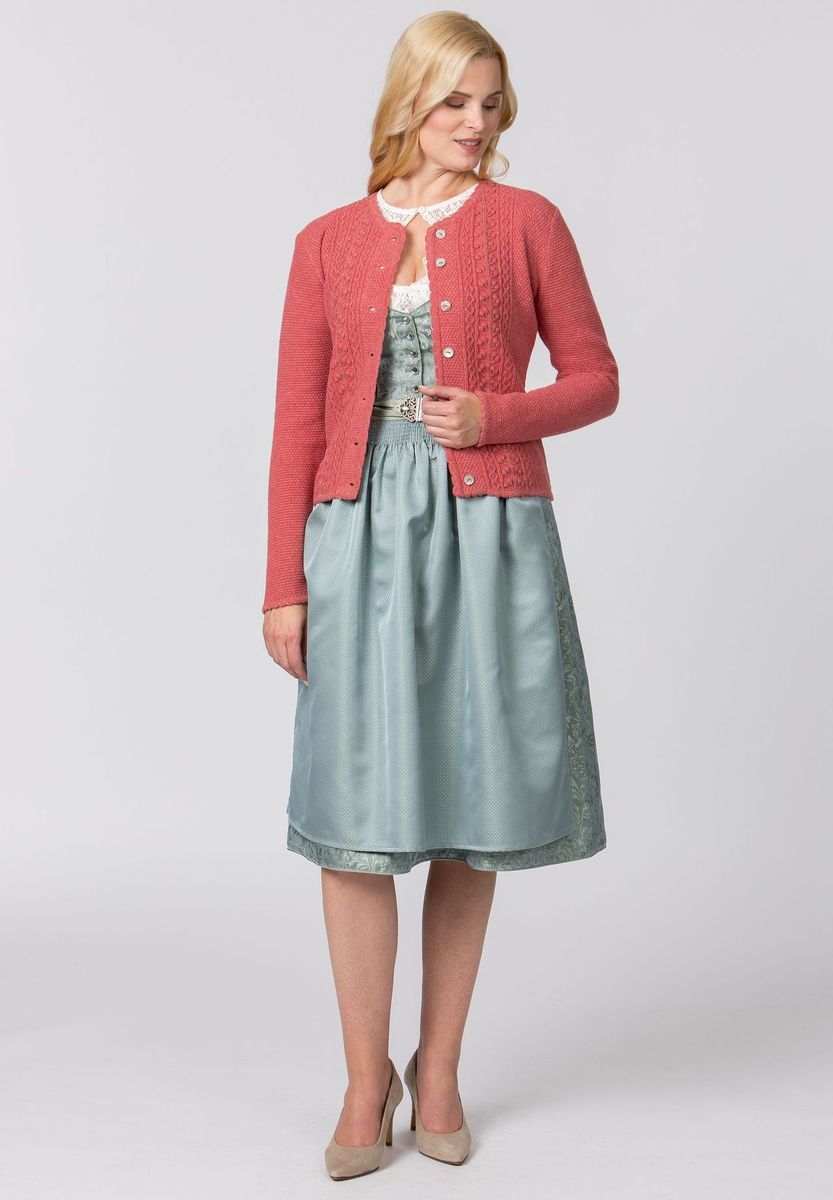 Traditionelle taillierte Strickjacke mit Knöpfen