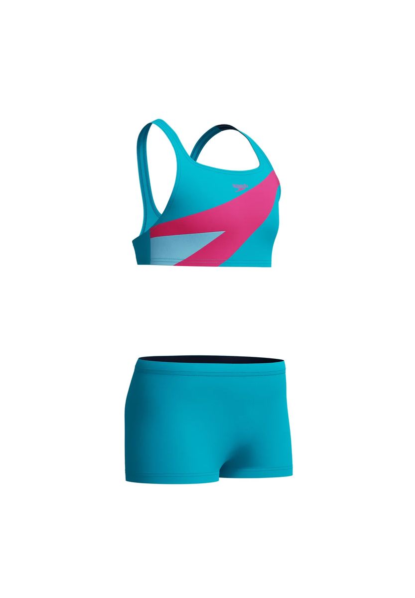 Sportlicher Zweiteiliger Schwimmanzug mit Shorts