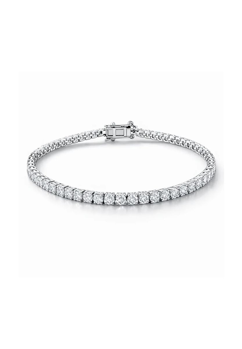 Elegantes Tennisarmband mit Lab-Diamanten