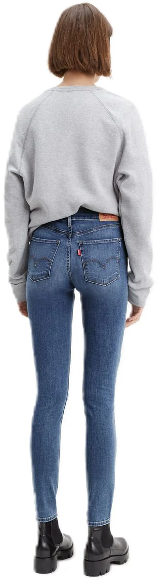 Figurformende Skinny-Jeans aus Denim