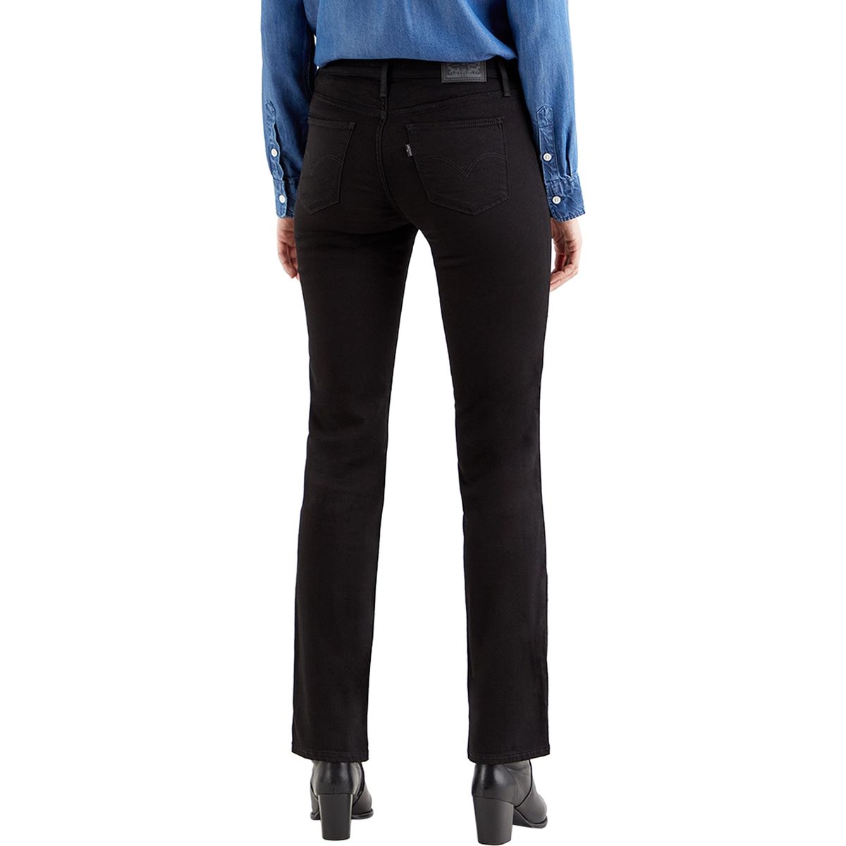Formgebende Jeans mit geradem Bein