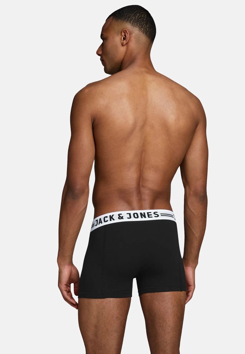 Klassische Jersey-Trunks mit Logo-Bund