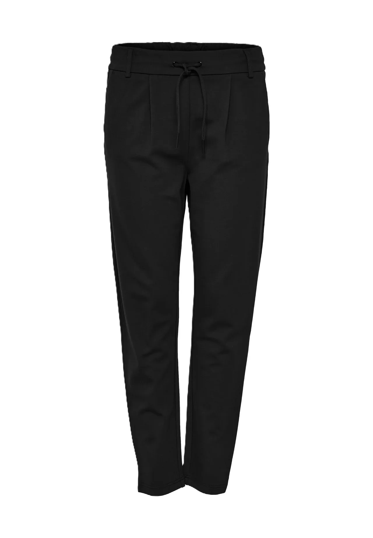 Schmal geschnittene Stoffhose mit Kordelzug