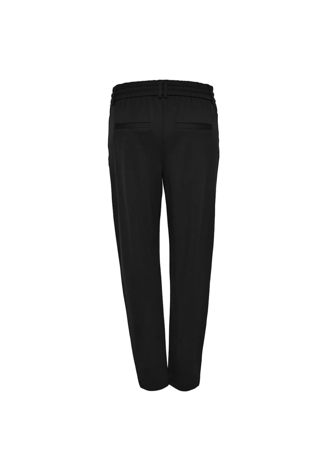 Schmal geschnittene Stoffhose mit Kordelzug