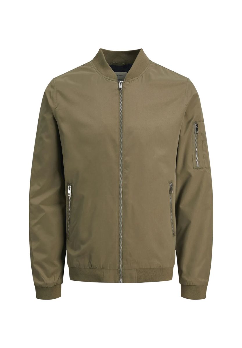 Klassische Shell-Zip-Bomberjacke