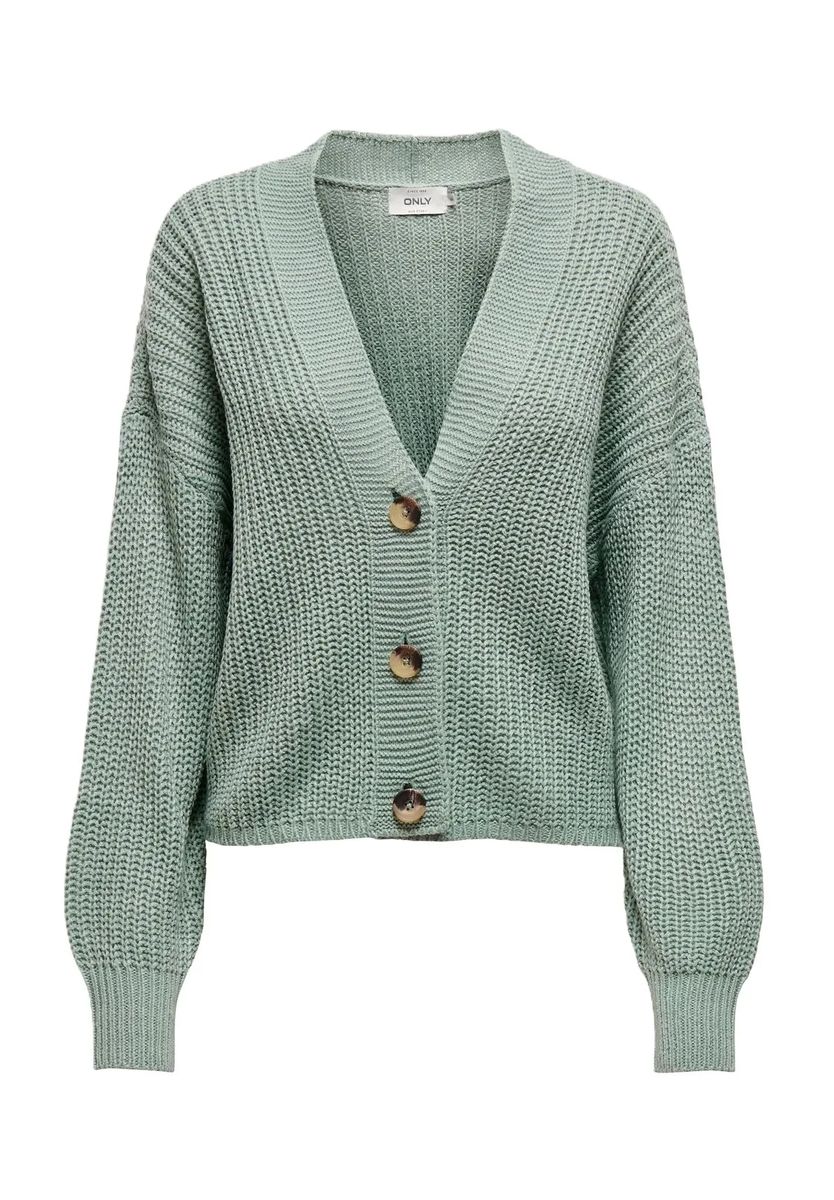 Kurzer Cardigan aus Grobstrick