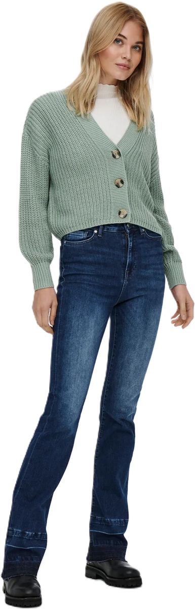 Kurzer Cardigan aus Grobstrick