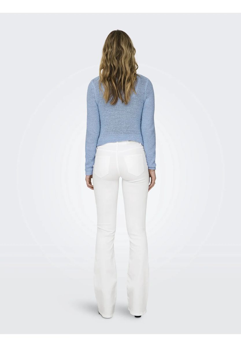 Klassische Mid-Rise Schlagjeans