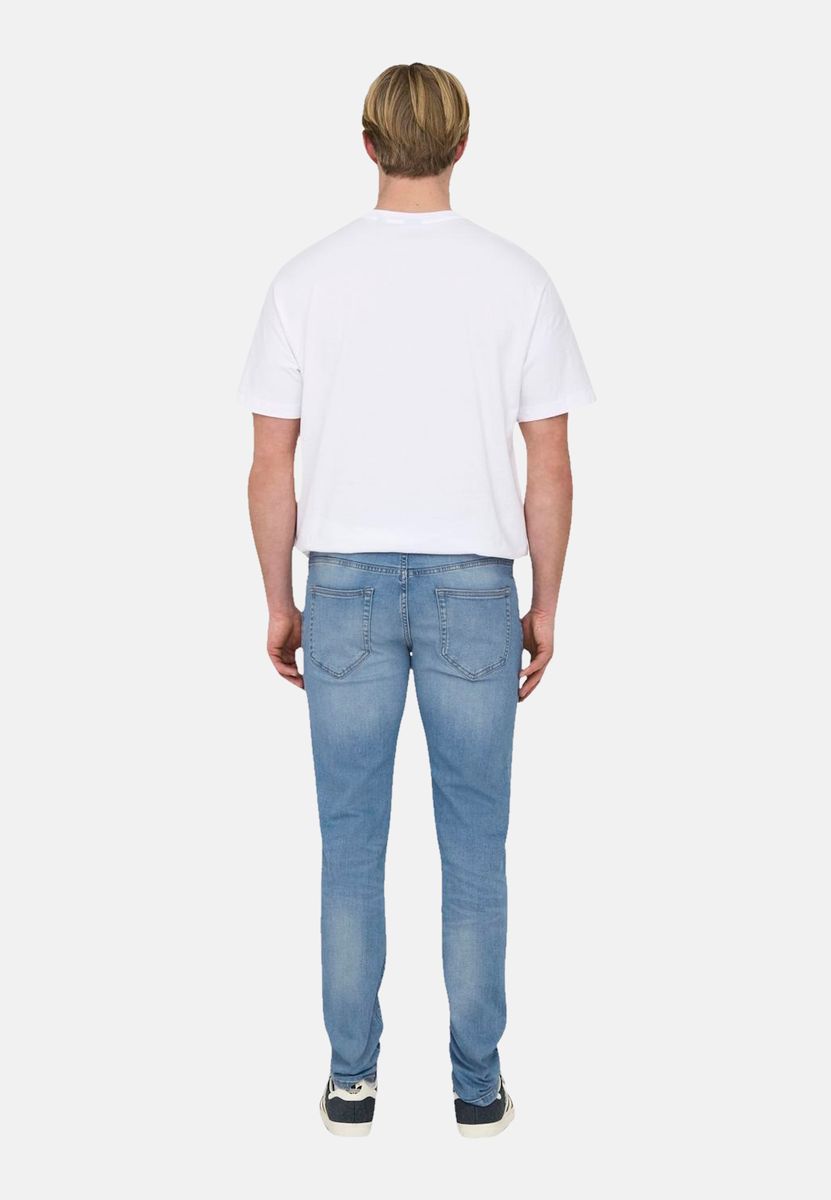 Schmal geschnittene Five-Pocket-Jeans