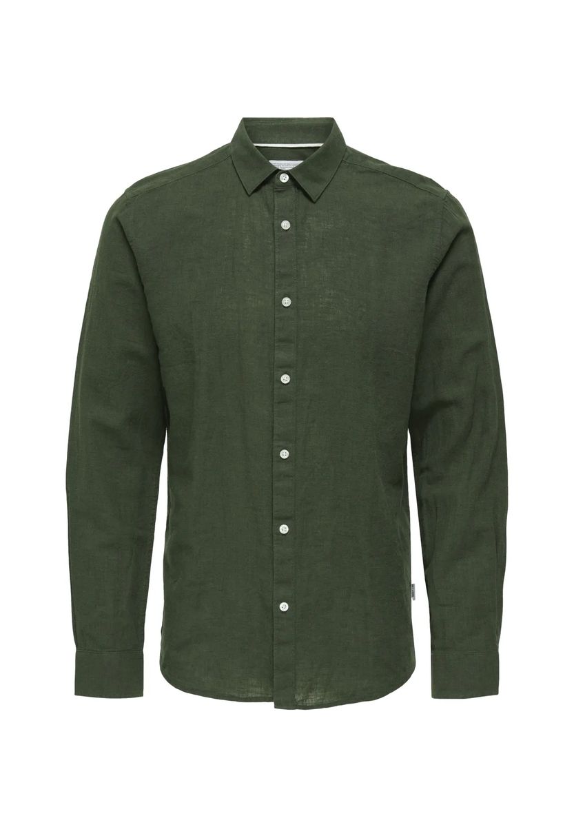 Klassisches Slim-Fit Langarmhemd