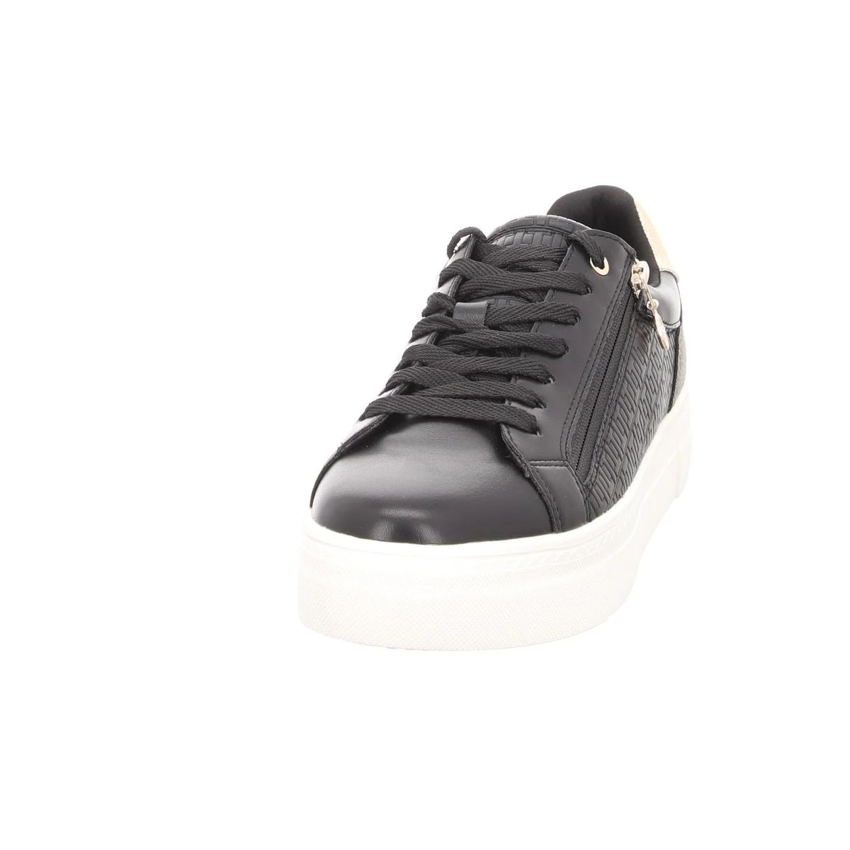Bequemer Low-Top Sneaker in Lederoptik