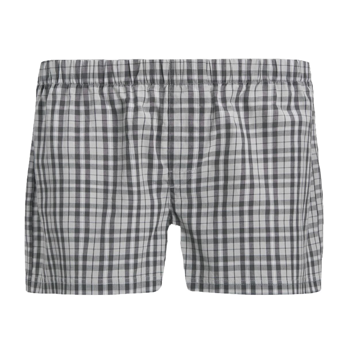 Karierte locker geschnittene Baumwoll-Boxershorts