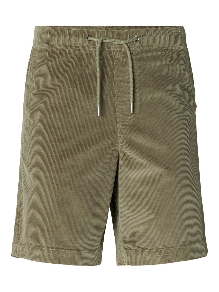 Lockere Cord-Shorts mit Kordelzug
