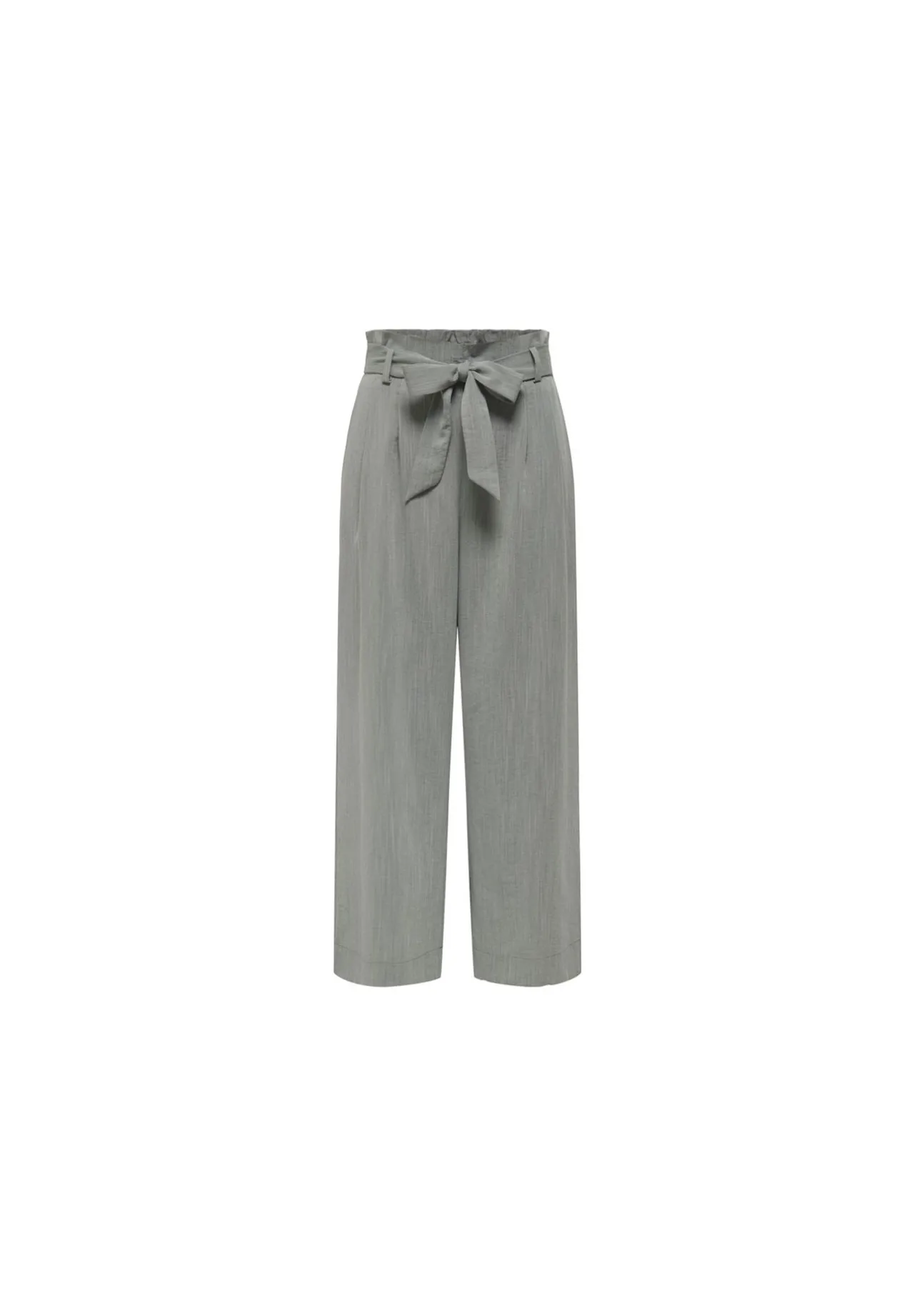 Weite Paperbag-Hose mit hohem Bund