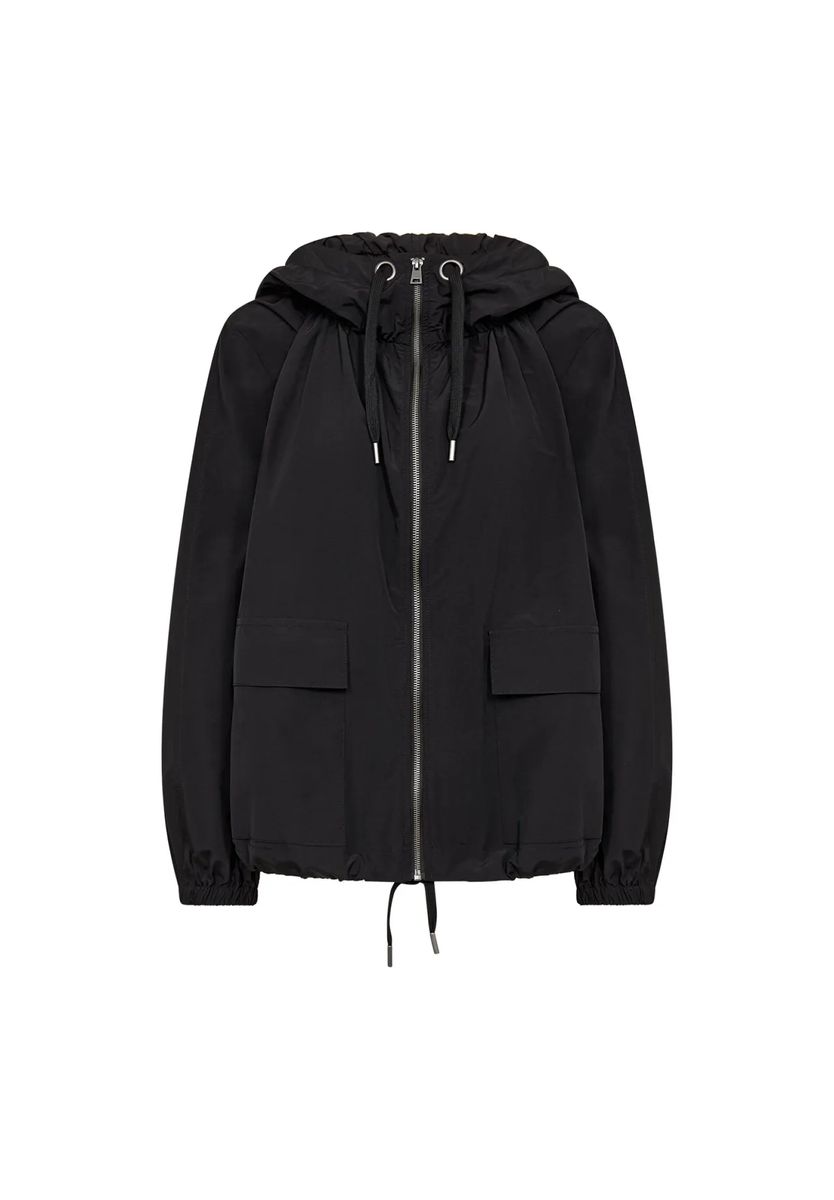 Relaxte Kapuzenjacke mit Pattentaschen