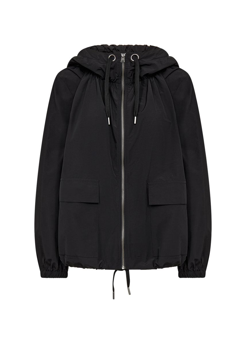 Relaxte Kapuzenjacke mit Pattentaschen