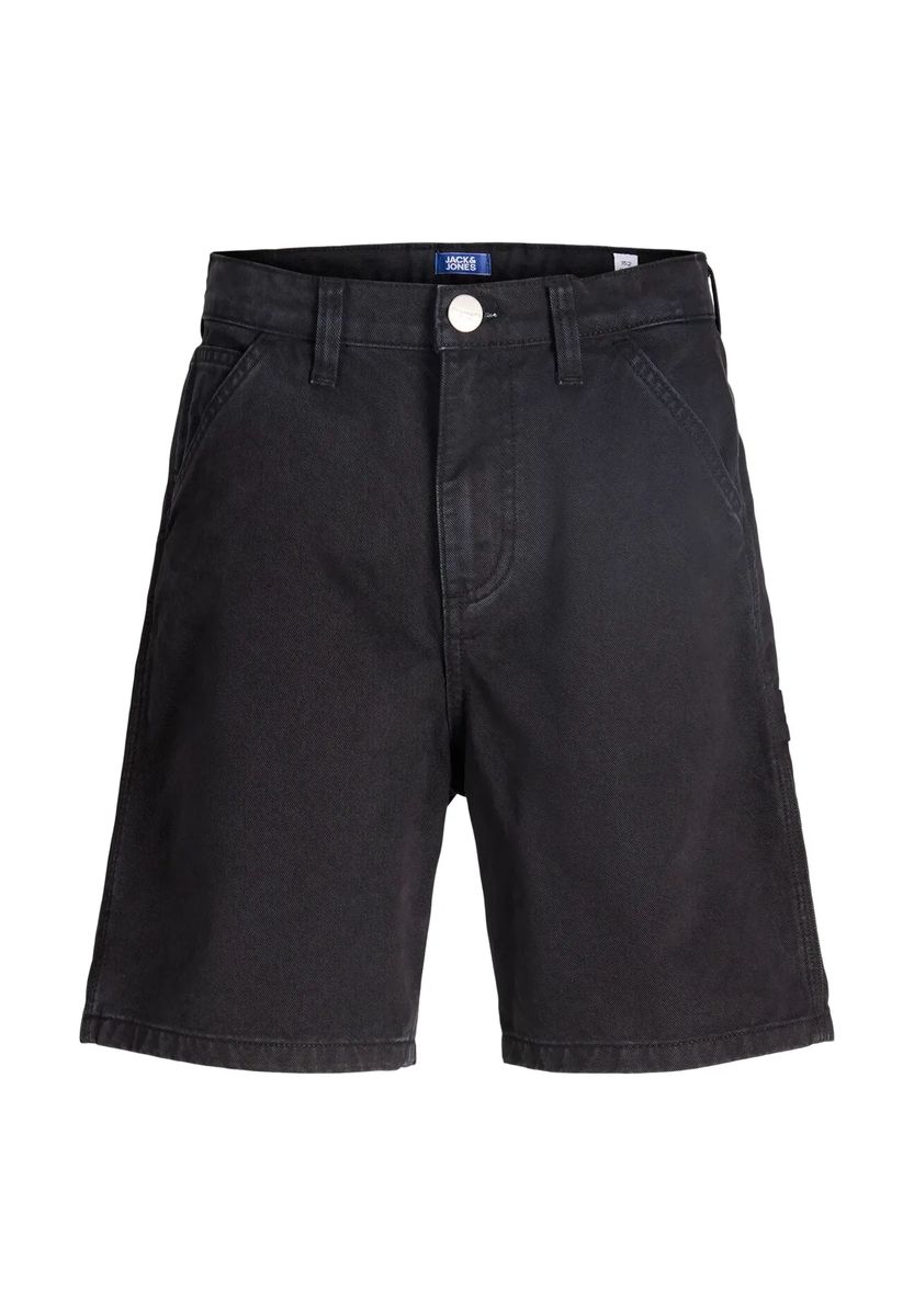 Gerade geschnittene Worker-Denim-Shorts