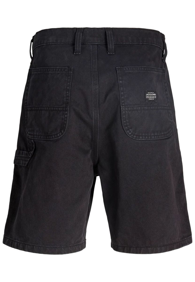 Gerade geschnittene Worker-Denim-Shorts