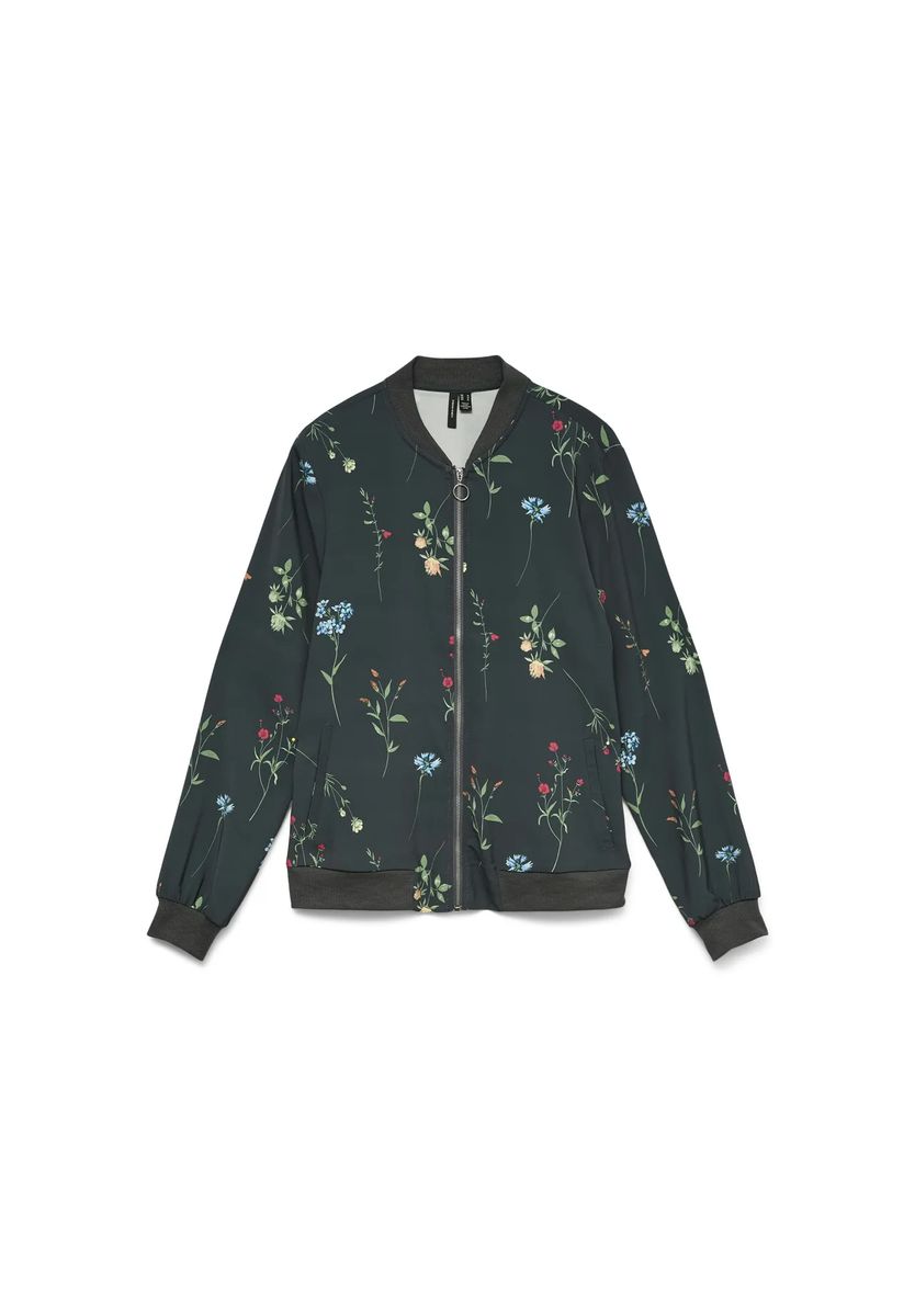 Blouson-Jacke mit Blumenprint