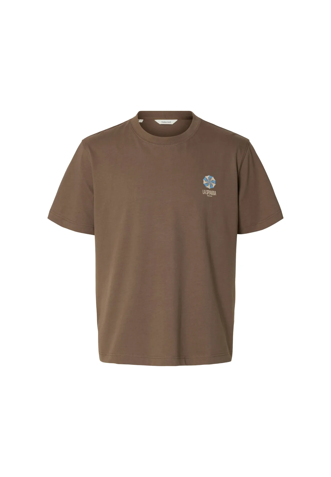 Locker Gehaltenes Grafik-Print T-Shirt