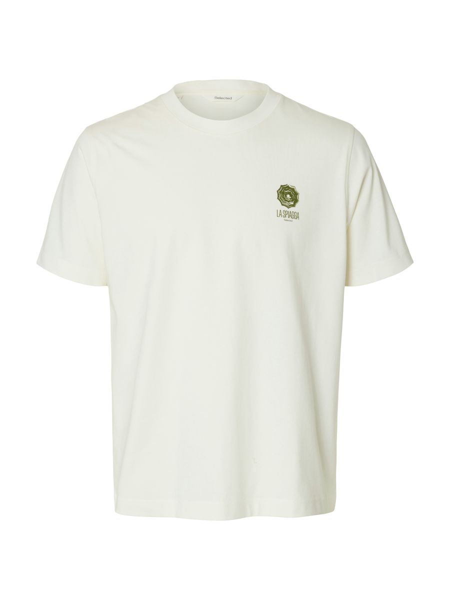 Grafik-T-Shirt mit Sonnenschirm-Print