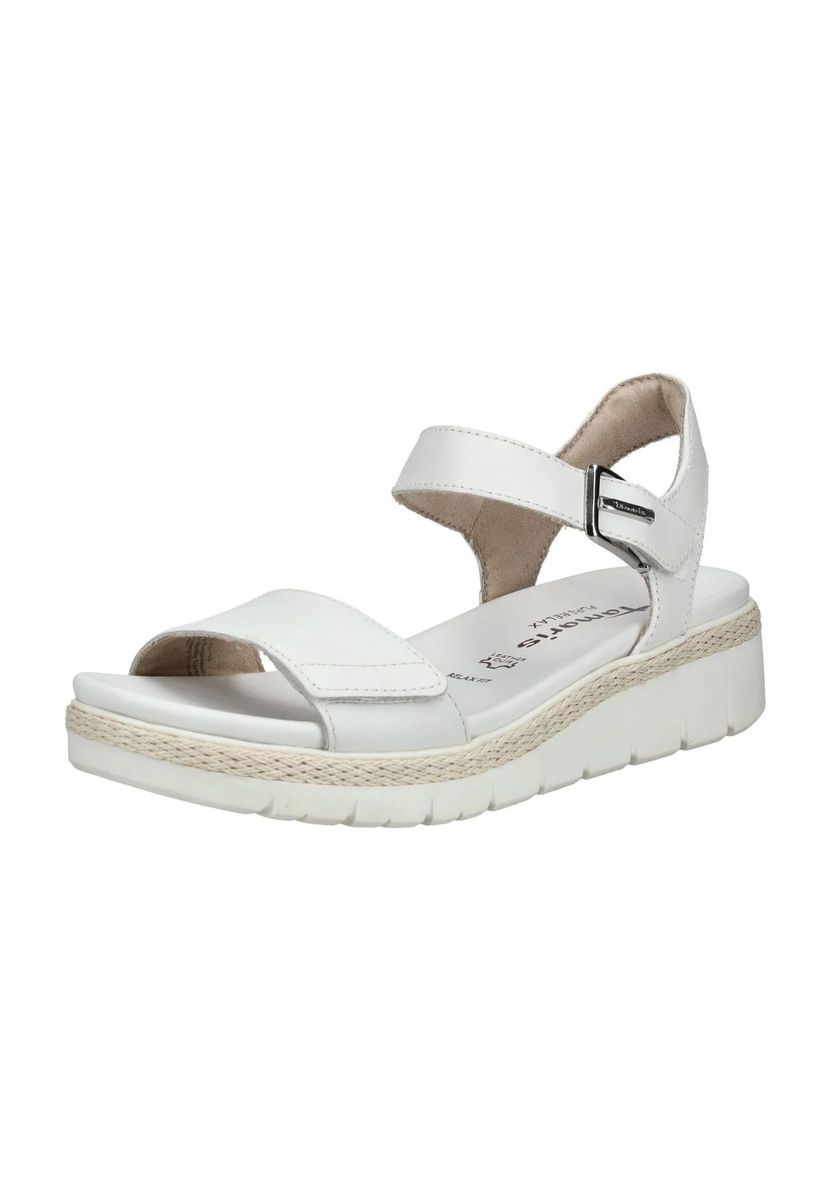 Damen Ledersandalen mit verstellbarem Riemen