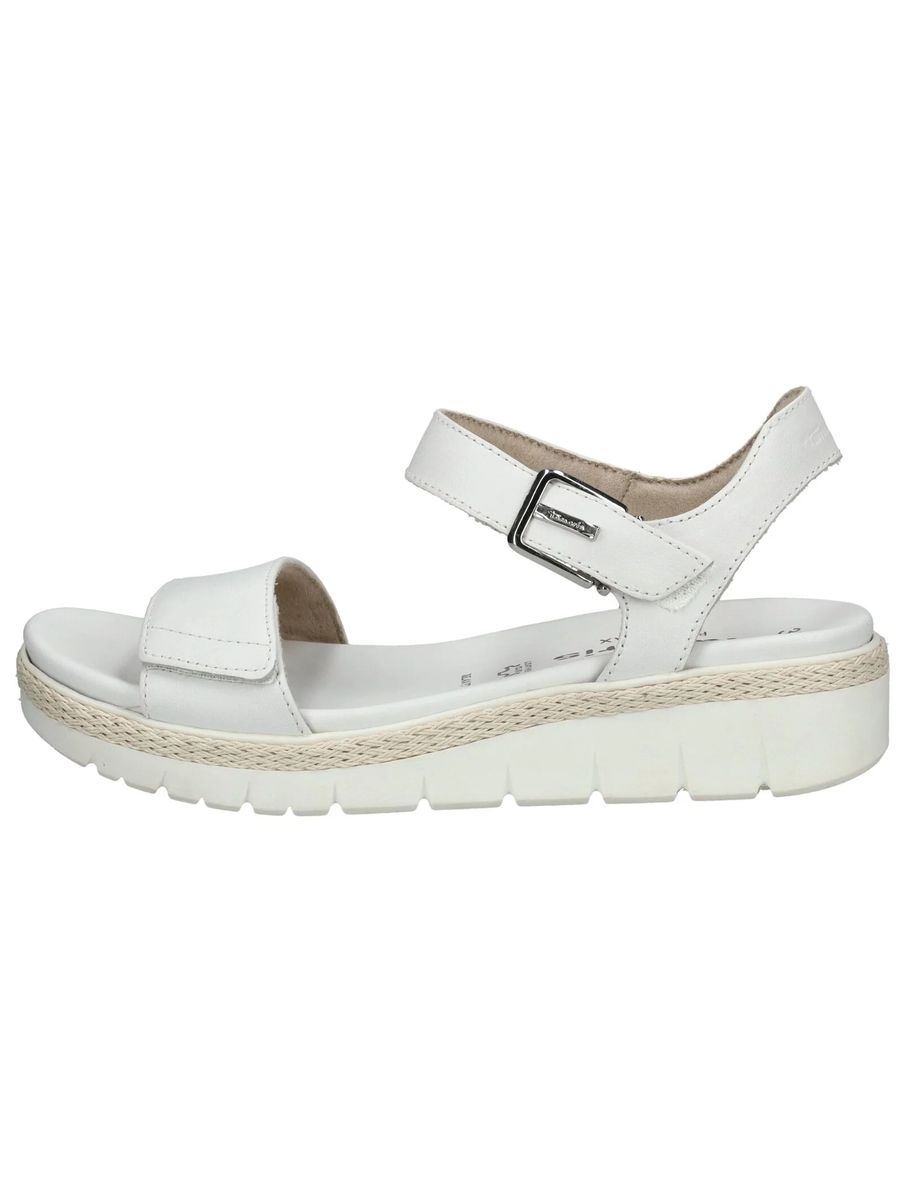 Damen Ledersandalen mit verstellbarem Riemen