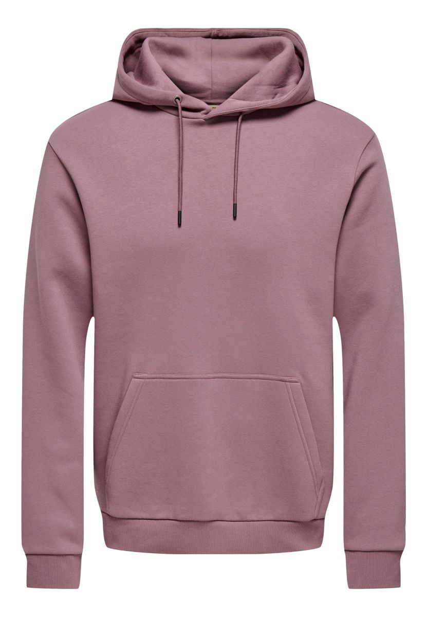 Klassischer Fleece-Hoodie mit Kordelzug