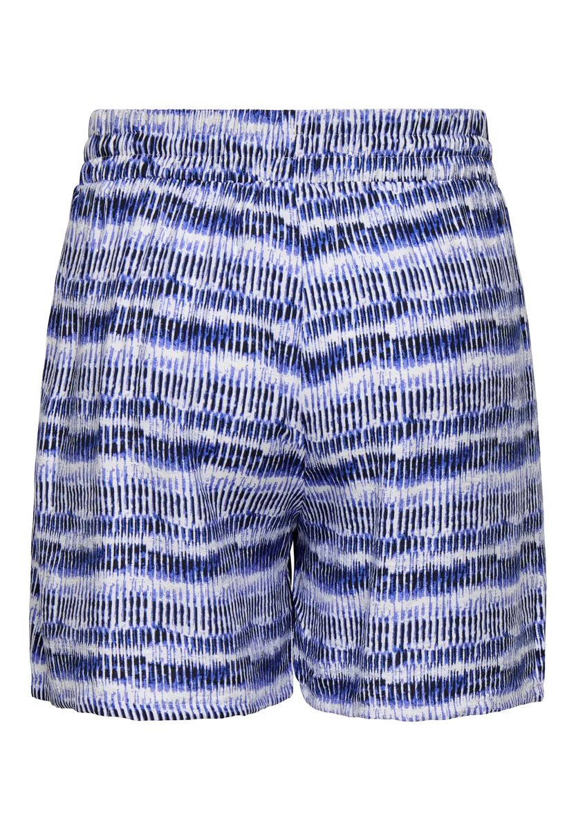 Gemusterte Shorts mit Tunnelzug