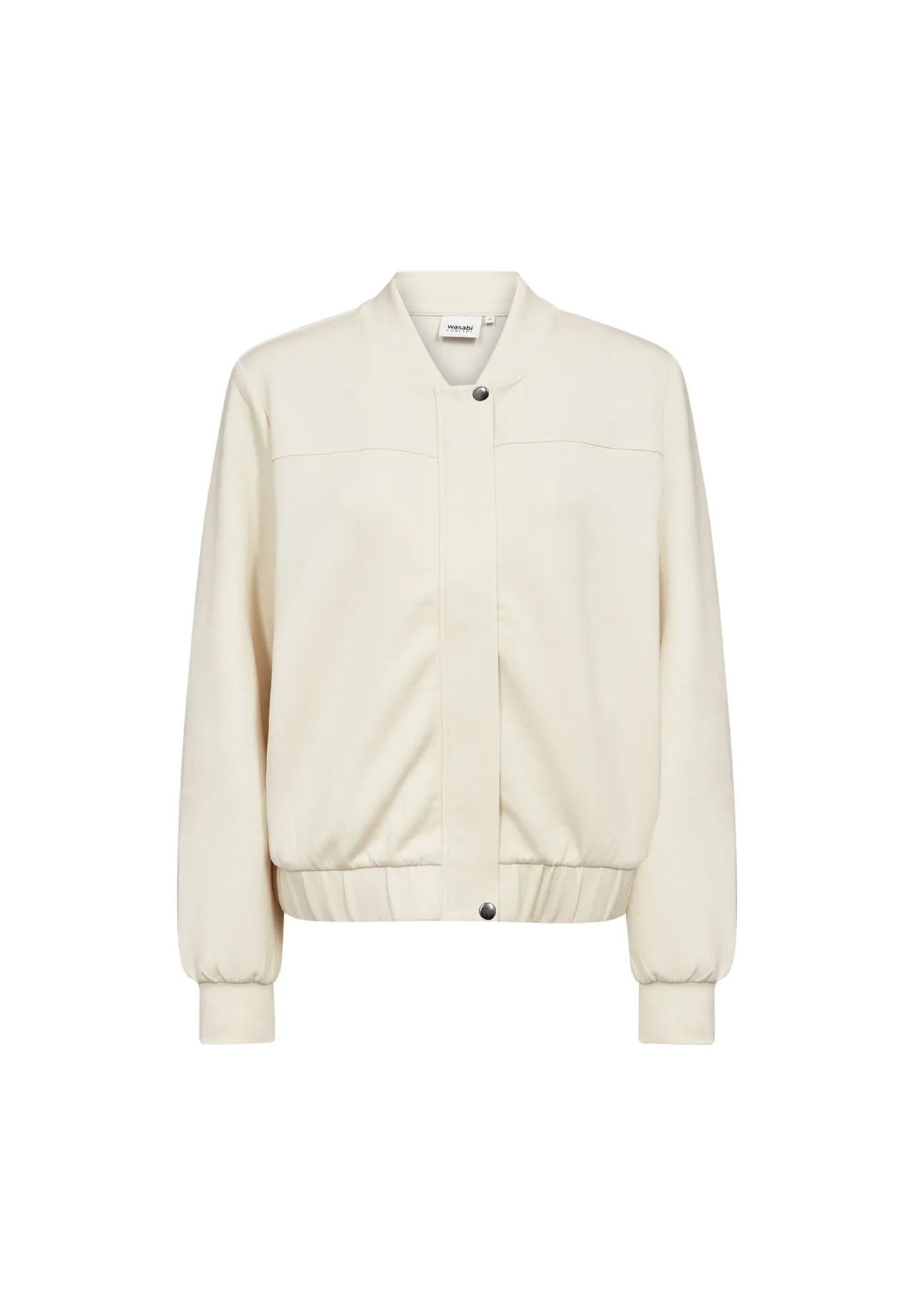 Minimalistisches Sweatshirt mit Druckknöpfen
