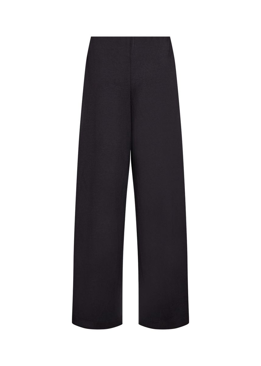 Weite Stoffhose mit Seitenstreifen