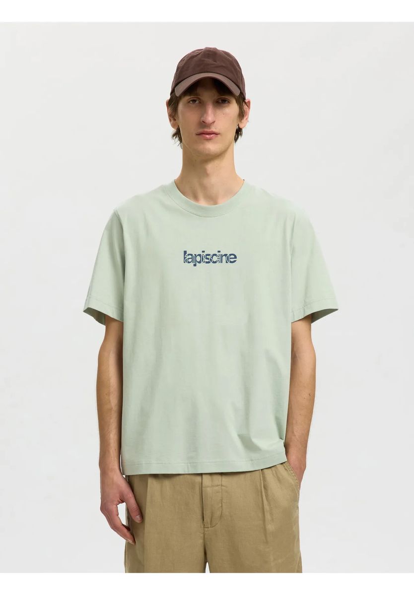 Lässiges Baumwoll-T-Shirt mit Print