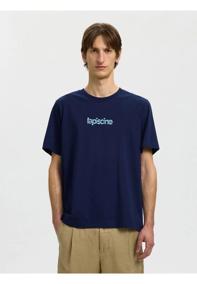 Lockeres Baumwollshirt mit Grafikprint