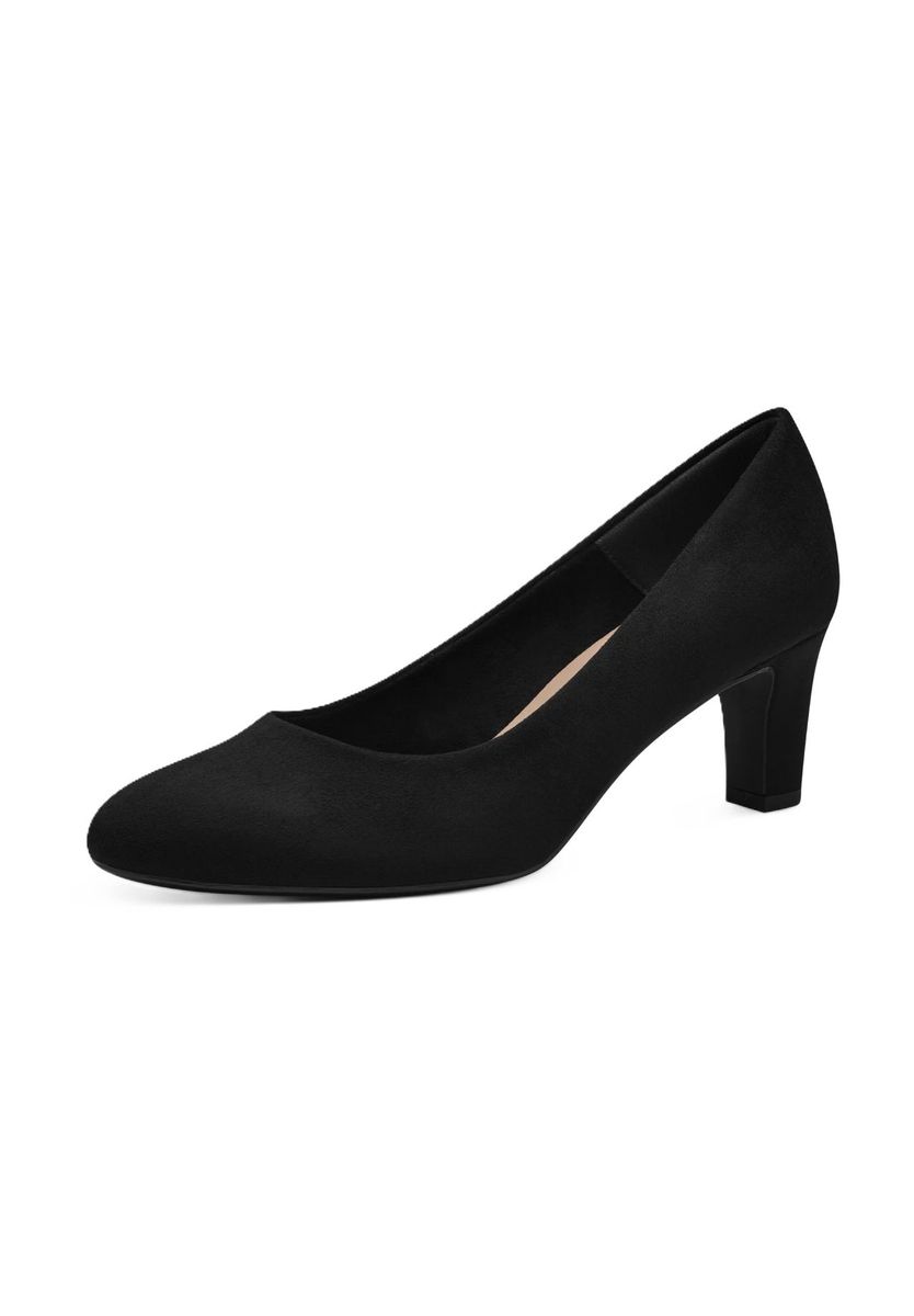 Klassische schwarze Wildleder Pumps