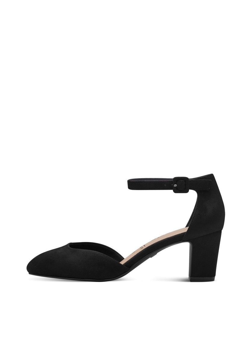 Elegante Blockabsatz Pumps mit Knöchelriemen