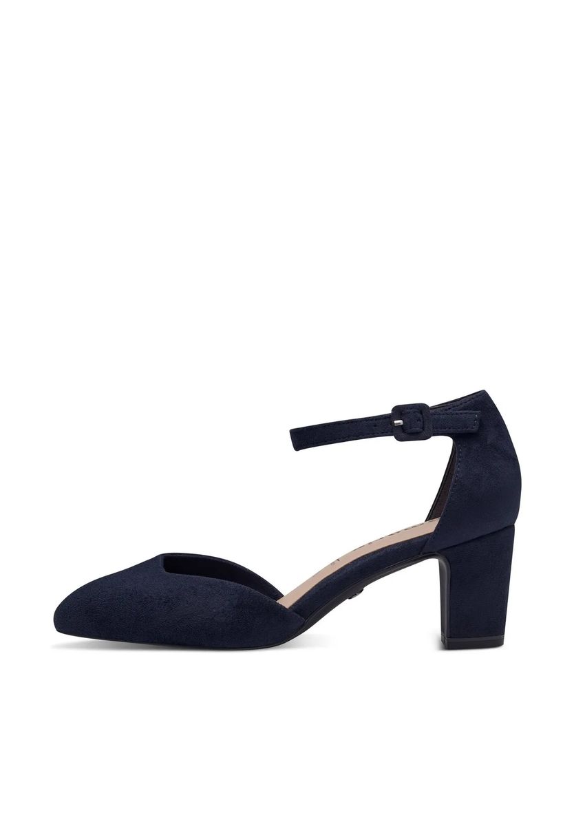 Tamaris Pumps, Schnalle. Blockabsatz, für Damen, blau, 41